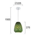 Підвісний світильник Pendant Light Green D:225 Felicia2